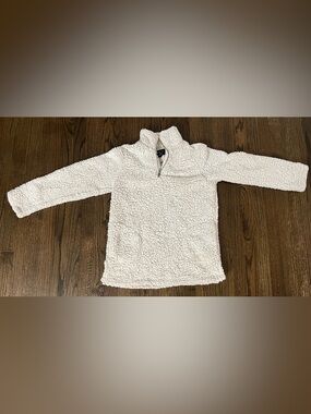 Love Tree Cream Sherpa Pullover Jacket